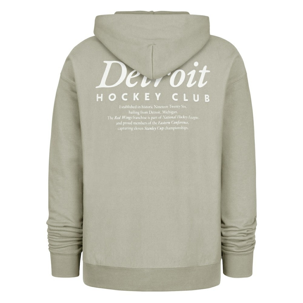 Detroit Red Wings '47  Foundation Pullover Hoodie - Gray - NHL