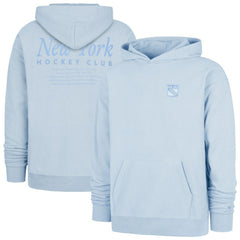 New York Rangers '47  Foundation Pullover Hoodie - Light Blue - NHL
