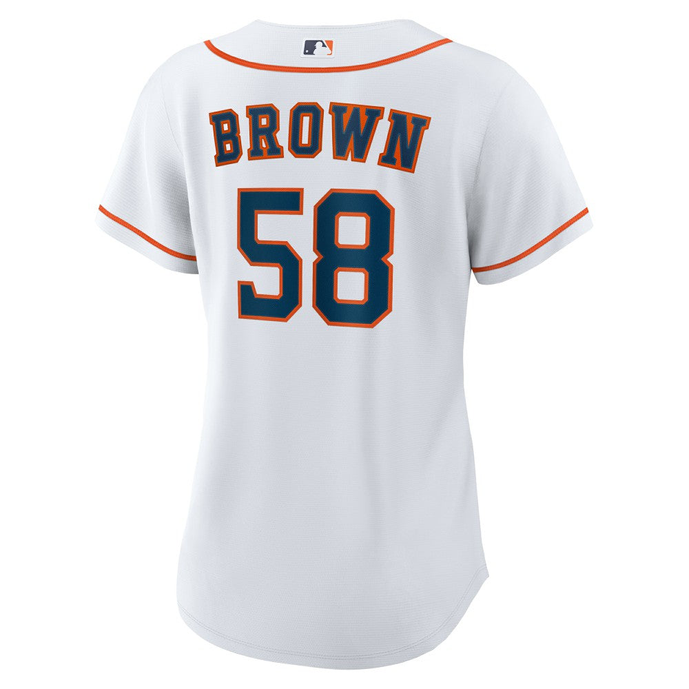 Hunter Brown Houston Astros Nike Women's Home Replica Jersey - MLB
