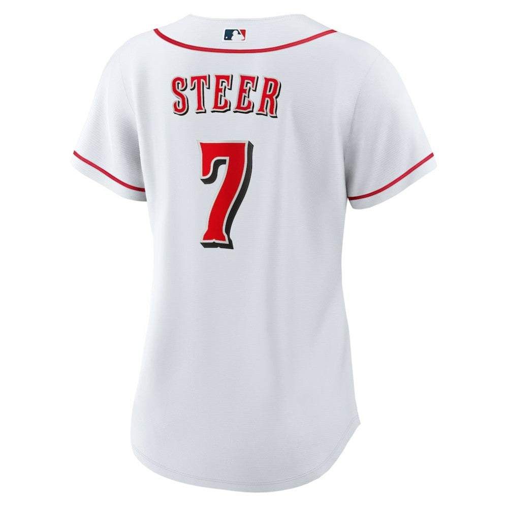 Spencer Steer Cincinnati Reds Nike Women's Home Replica Jersey - MLB