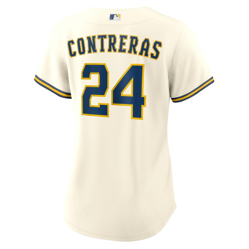 William Contreras Milwaukee Brewers Nike Women's Home Replica Jersey - MLB