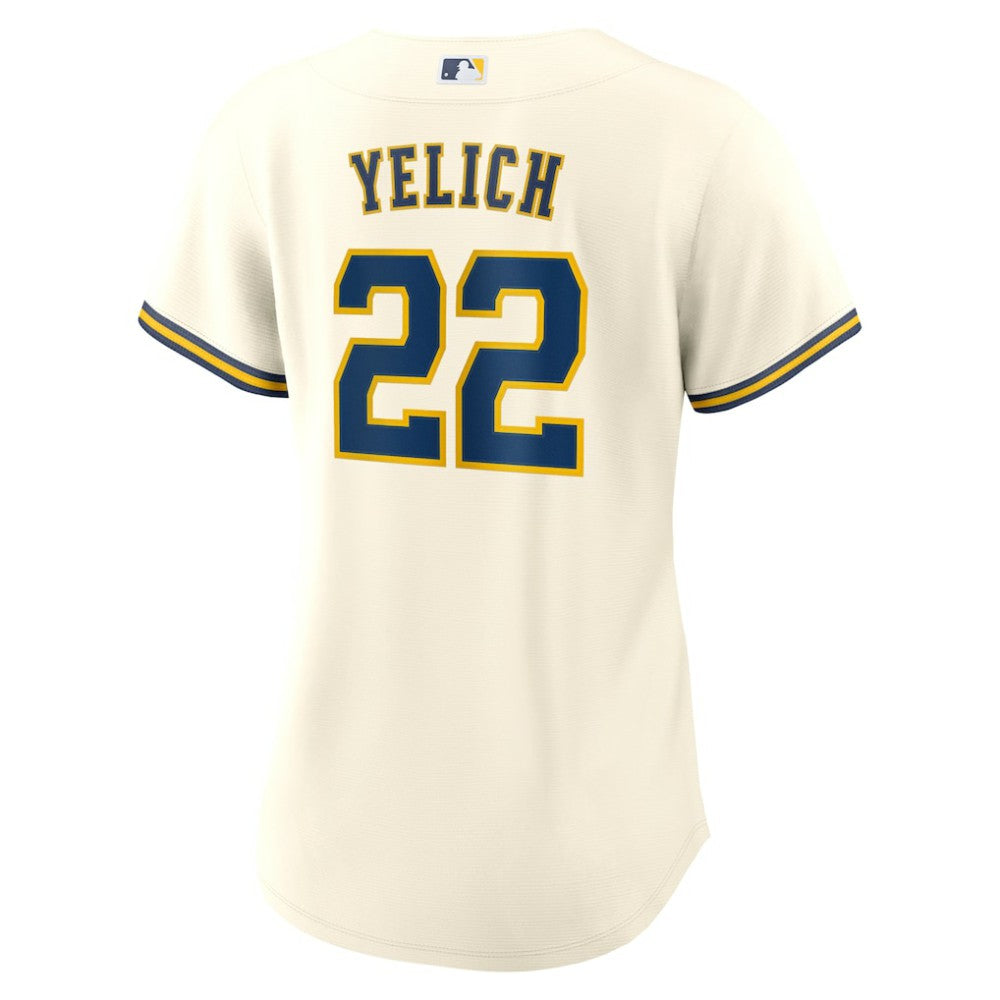 Christian Yelich Milwaukee Brewers Nike Women's Home Replica Jersey - MLB