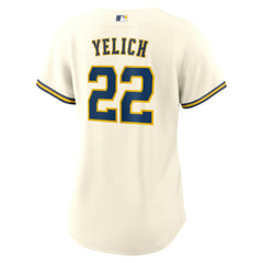 Christian Yelich Milwaukee Brewers Nike Women's Home Replica Jersey - MLB