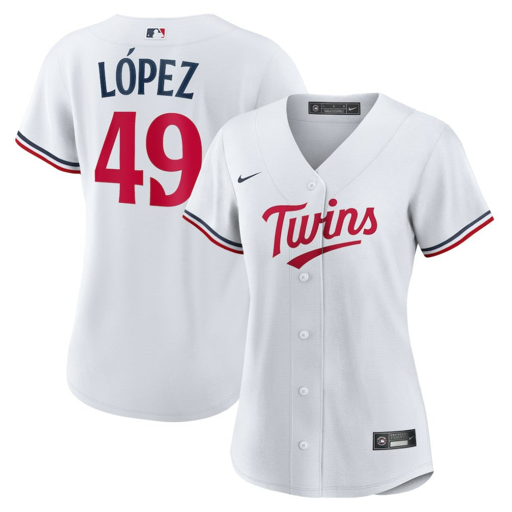 Pablo Lopez Minnesota Twins Nike Women's Home Replica Jersey - MLB