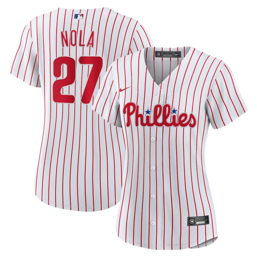 Aaron Nola Philadelphia Phillies Nike Women's Home Replica Jersey - MLB