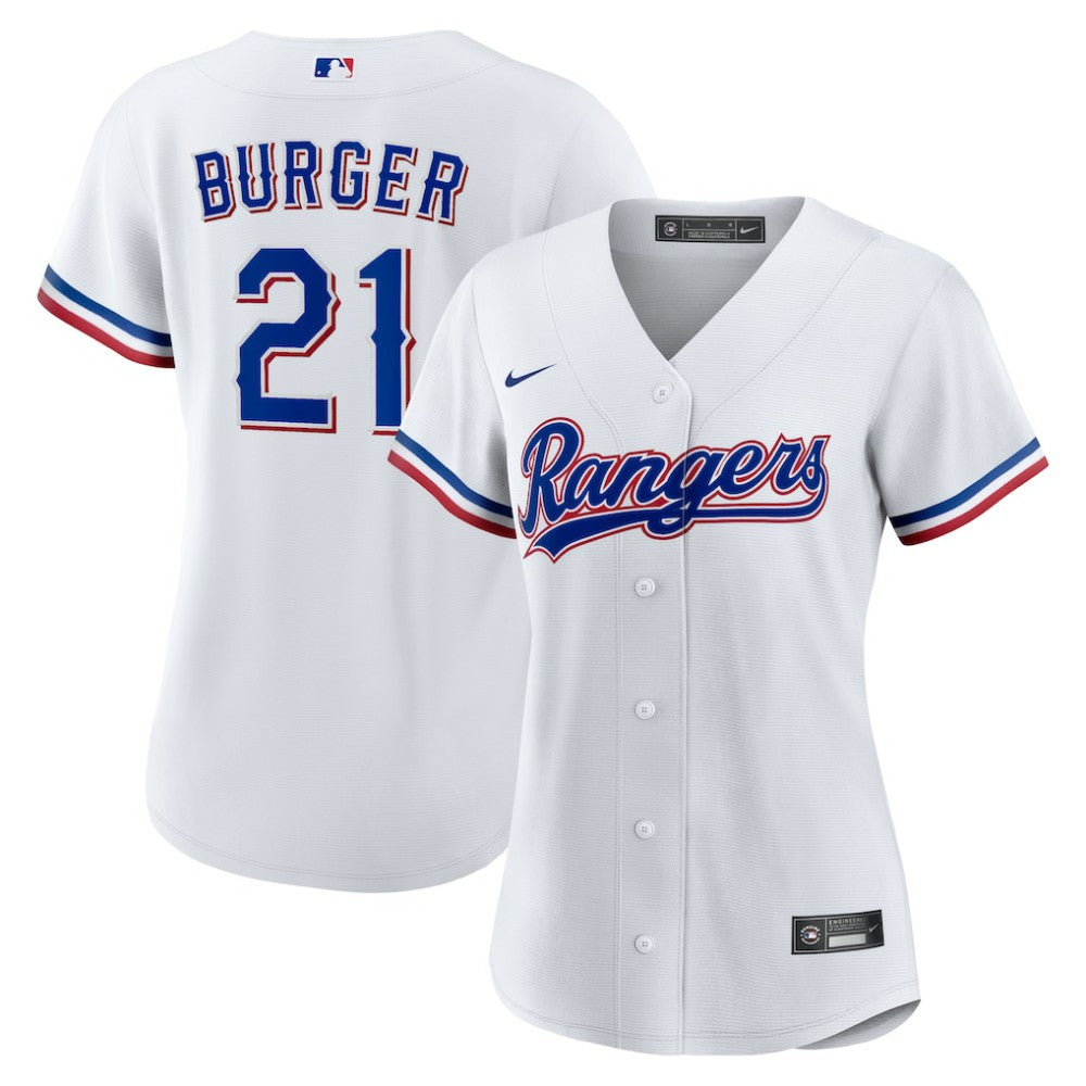 Jake Burger Texas Rangers Nike Women's Home Replica Jersey - MLB