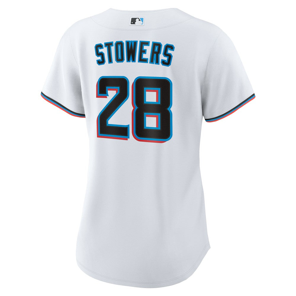 Kyle Stowers Miami Marlins Nike Women's Home Replica Jersey - MLB