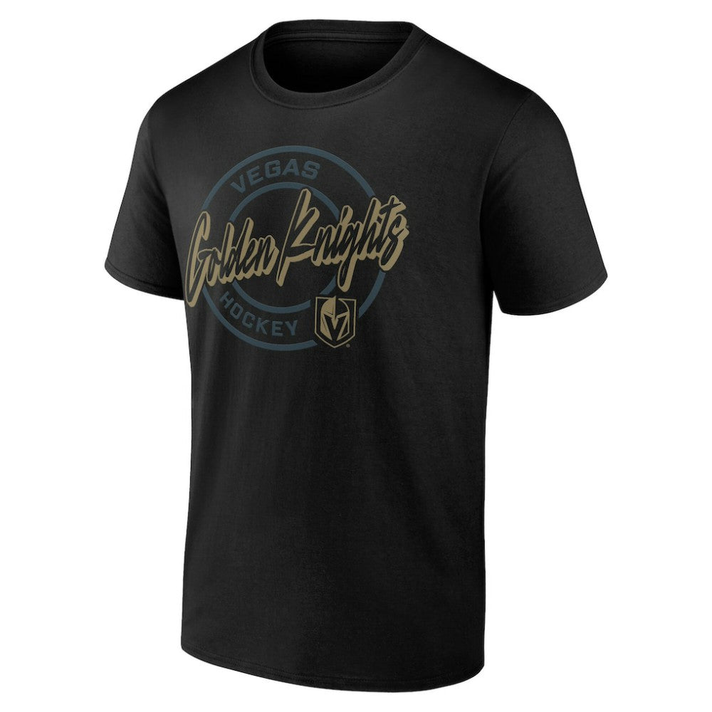 Vegas Golden Knights Color Block Puck T-Shirt - Black - NHL