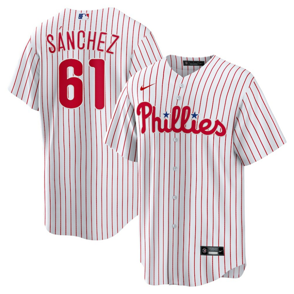 Cristopher Sanchez Philadelphia Phillies Nike Home Replica Jersey - MLB