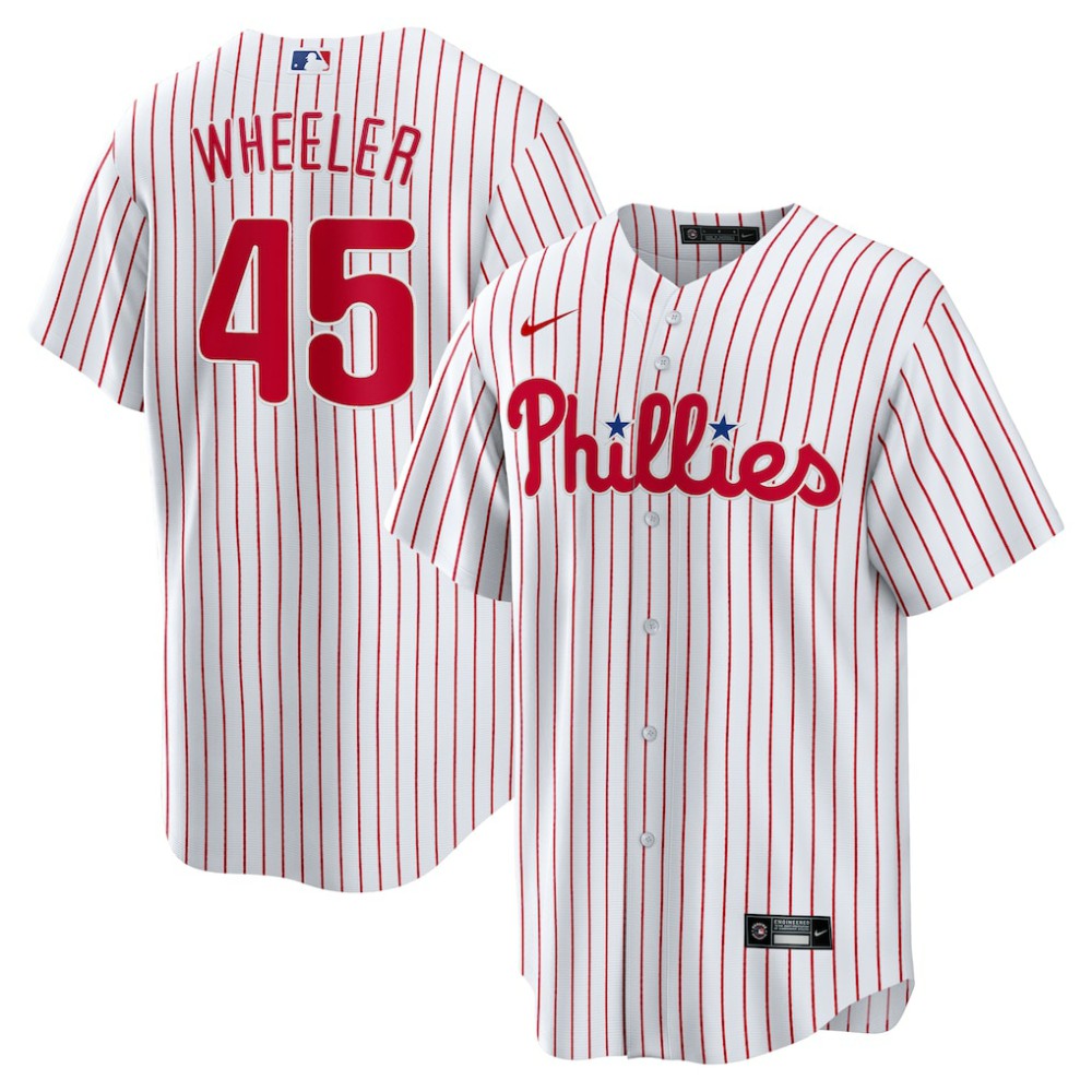 Zack Wheeler Philadelphia Phillies Nike Home Replica Jersey - MLB