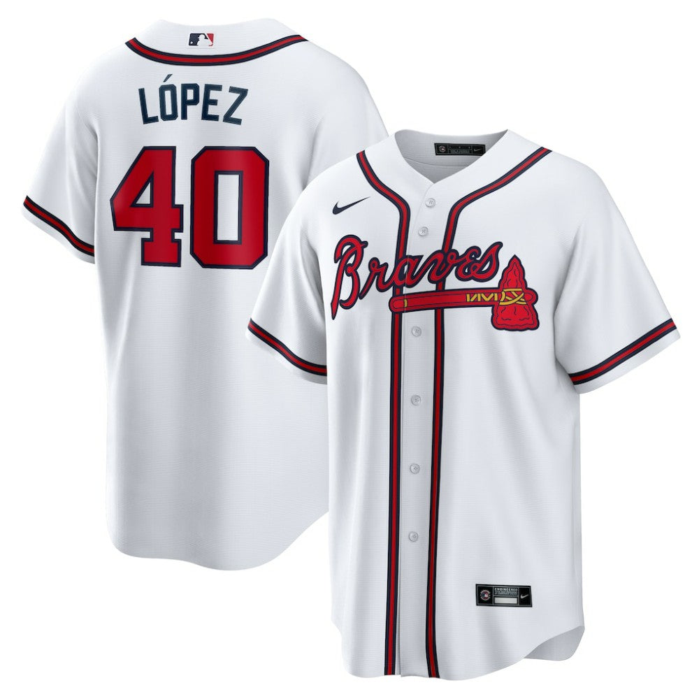 Reynaldo Lopez Atlanta Braves Nike Home Replica Jersey - MLB
