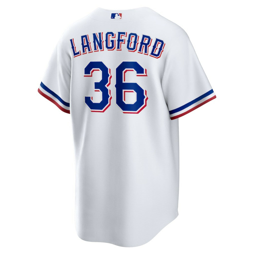 Wyatt Langford Texas Rangers Nike Home Replica Jersey - MLB
