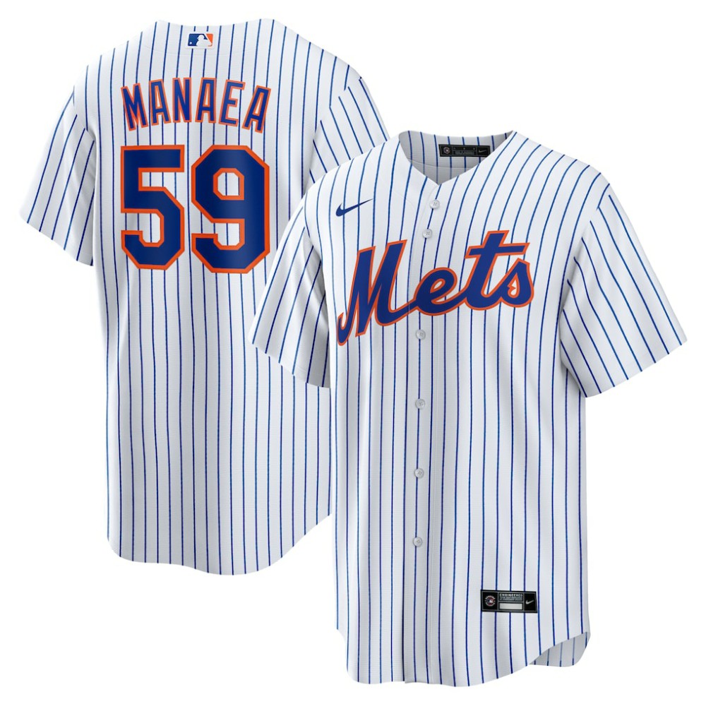 Sean Manaea New York Mets Nike Home Replica Jersey - MLB