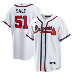 Chris Sale Atlanta Braves Nike Home Replica Jersey - MLB