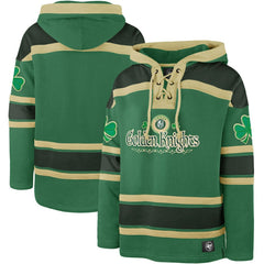 Vegas Golden Knights '47 St. Patrick's Day McLucky Superior Lacer Pullover Hoodie - Kelly Green - NHL