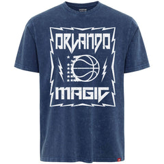 Orlando Magic Sportiqe Unisex Rock & Roll Collection Angus Premium Mineral Wash T-Shirt Blue - NBA