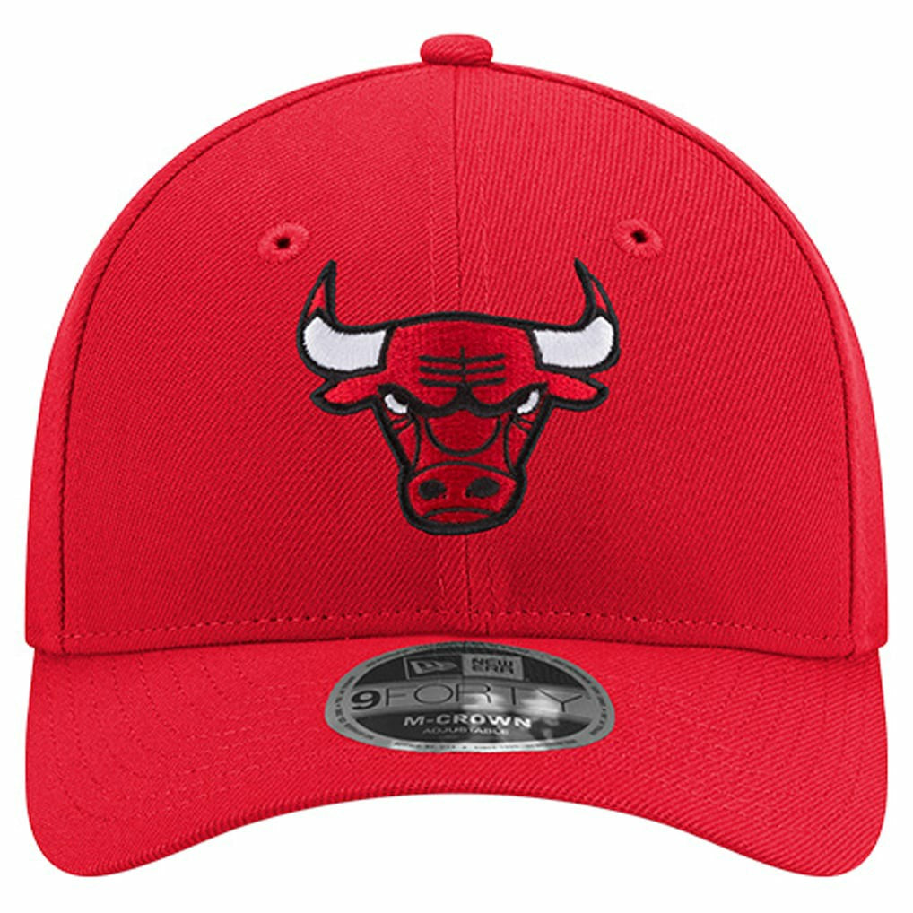 Chicago Bulls 9FORTY Stock M-Crown Adjustable Hat Red - NBA