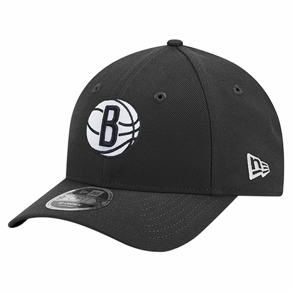 Brooklyn Nets 9FORTY Stock M-Crown Adjustable Hat Black - NBA