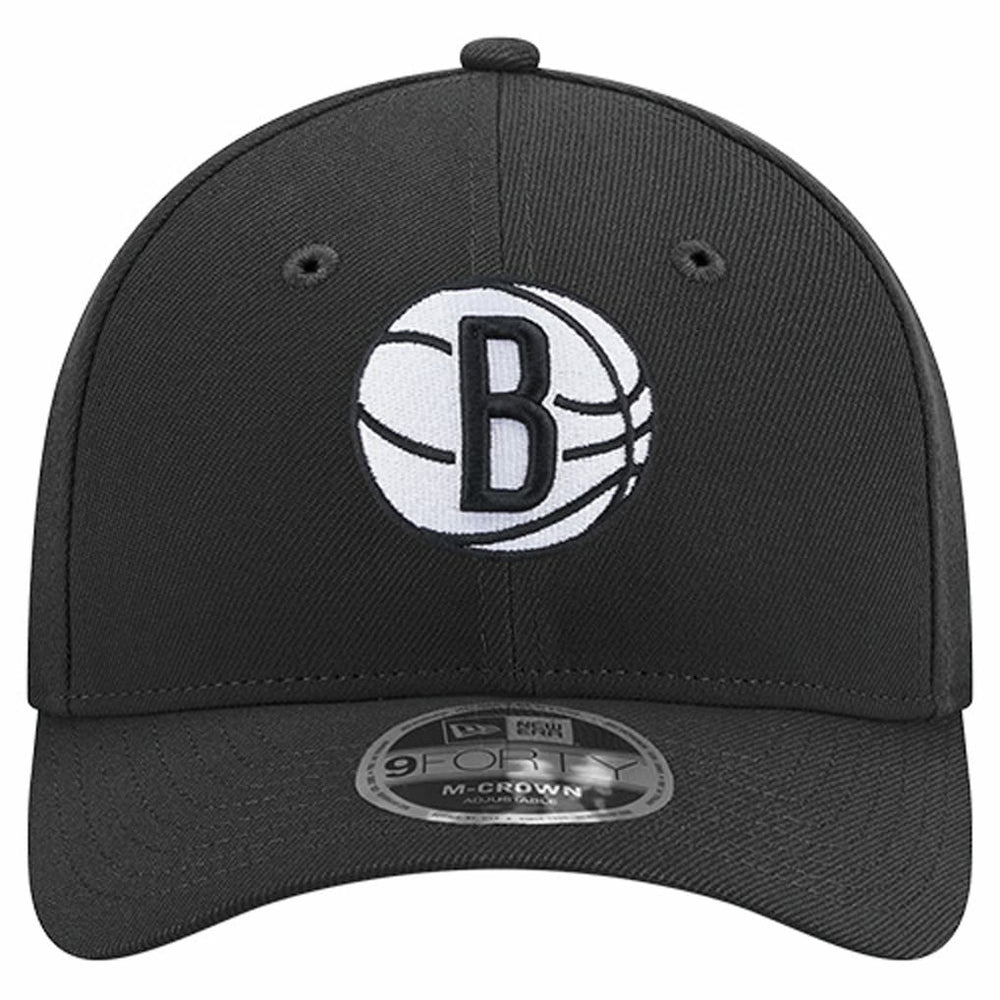 Brooklyn Nets 9FORTY Stock M-Crown Adjustable Hat Black - NBA