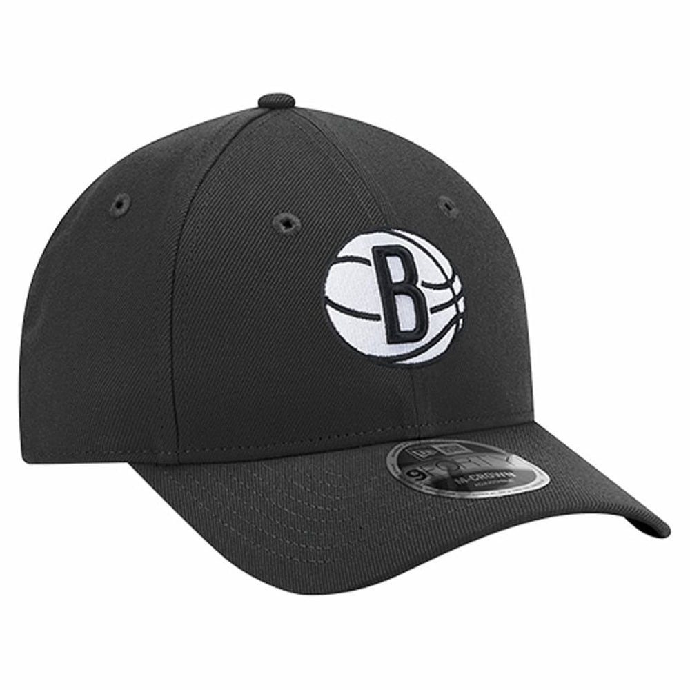 Brooklyn Nets 9FORTY Stock M-Crown Adjustable Hat Black - NBA