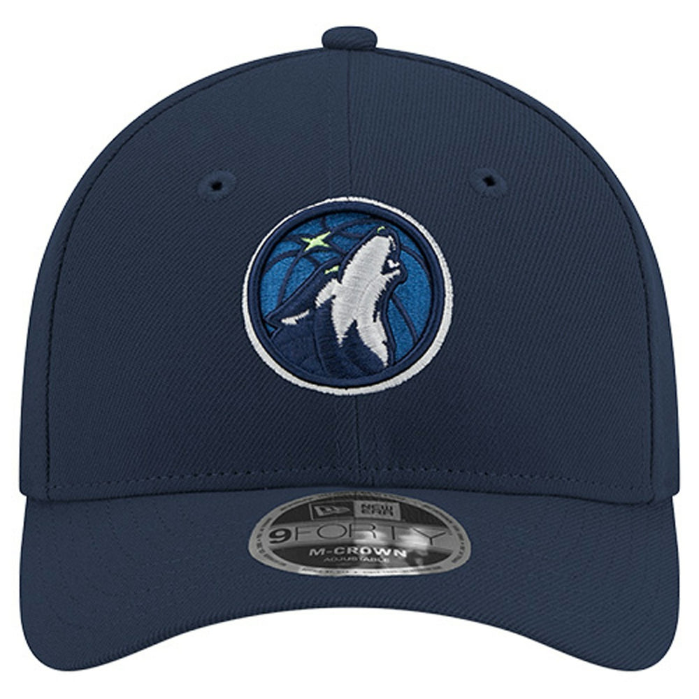 Minnesota Timberwolves 9FORTY Stock M-Crown Adjustable Hat Navy - NBA