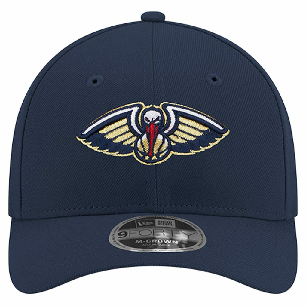 New Orleans Pelicans 9FORTY Stock M-Crown Adjustable Hat Navy - NBA