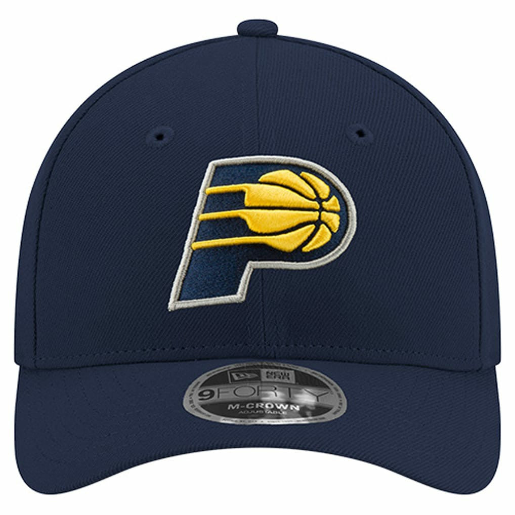 Indiana Pacers 9FORTY Stock M-Crown Adjustable Hat Navy - NBA