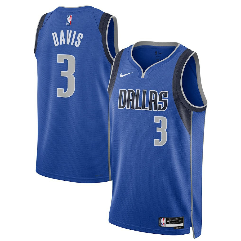 Anthony Davis Dallas Mavericks Unisex Swingman Player Jersey Icon Editi- Blue - NBA