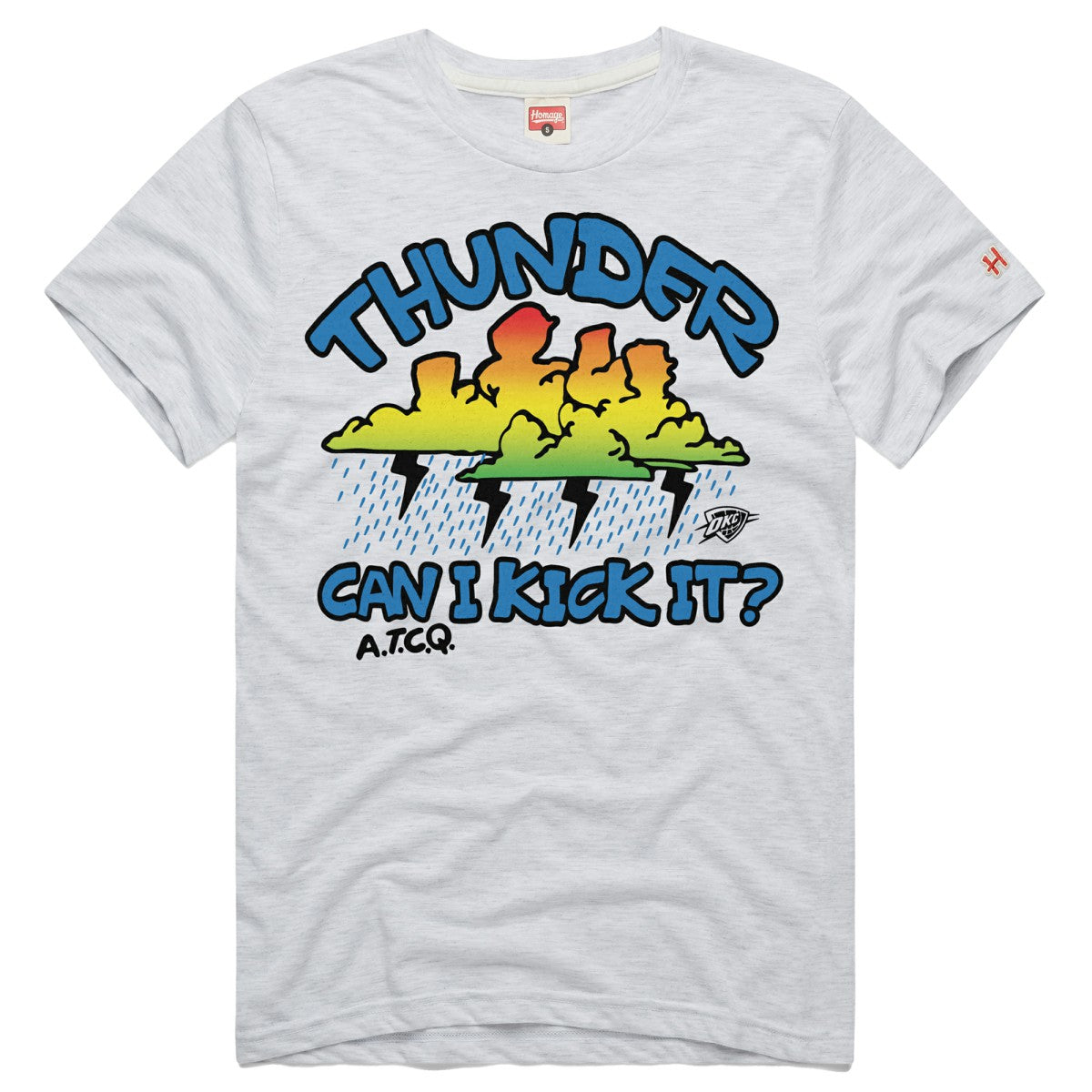 Oklahoma City Thunder Homage A Tribe Called Quest x NBA Can I Kick It? Tri-Blend T-Shirt Ash - NBA