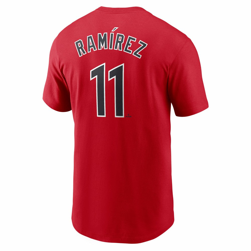 Jose Ramirez Cleveland Guardians Nike Fuse Name & Number T-Shirt - MLB