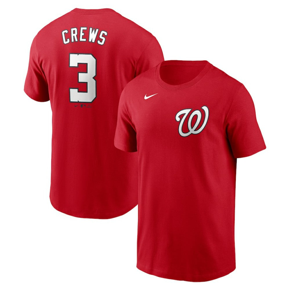 Dylan Crews Washington Nationals Nike Fuse Name & Number T-Shirt - MLB