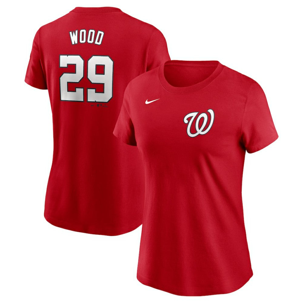 James Wood Washington Nationals Nike Women's Cooperstown Collection Fuse Name & Number T-Shirt - MLB