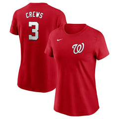 Dylan Crews Washington Nationals Nike Women's Cooperstown Collection Fuse Name & Number T-Shirt - MLB