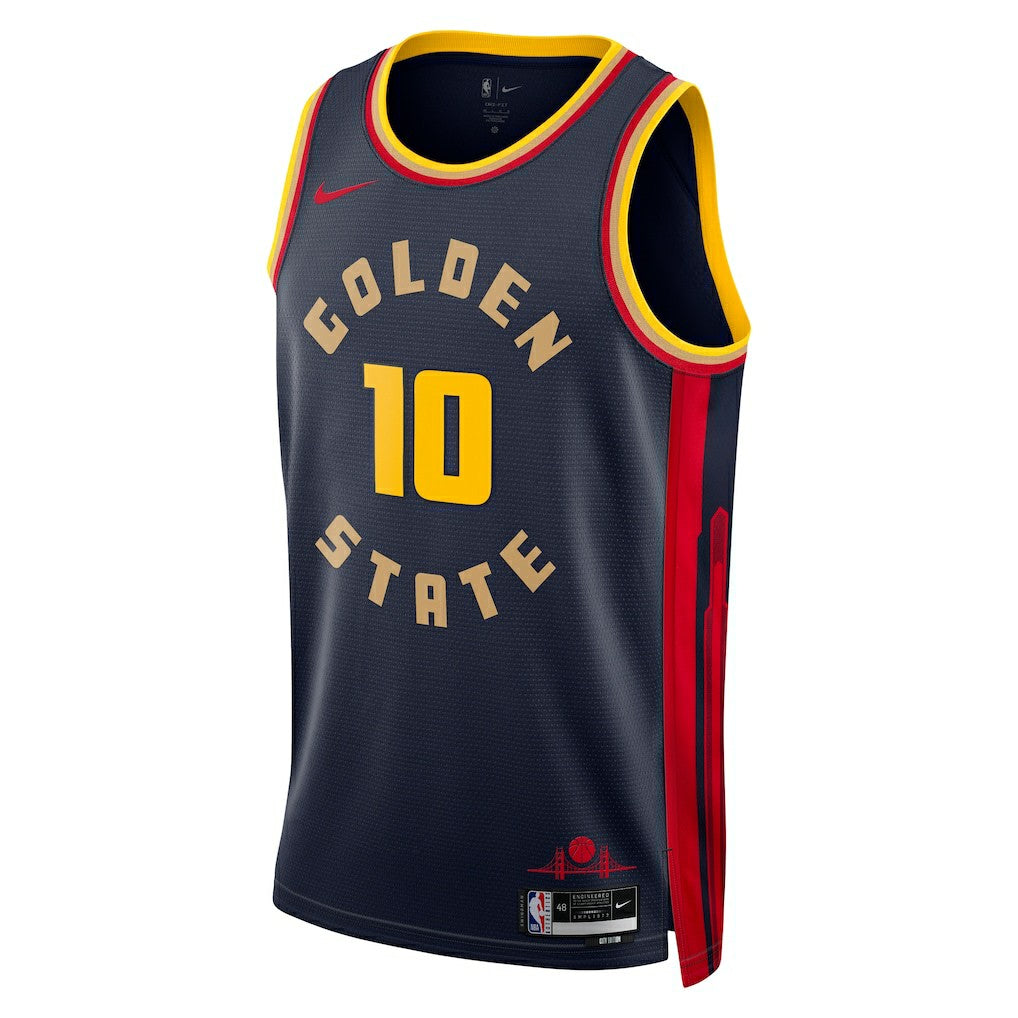 Jimmy Butler Golden State Warriors Unisex Swingman Jersey City Editi- Navy - NBA