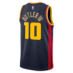 Jimmy Butler Golden State Warriors Unisex Swingman Jersey City Editi- Navy - NBA