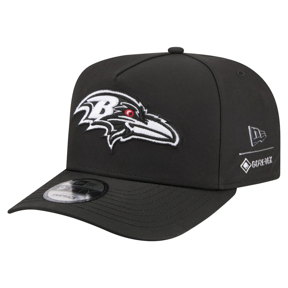 Baltimore Ravens New Era Gore-Tex A-Frame 9FIFTY Adjustable Hat Black | NFL