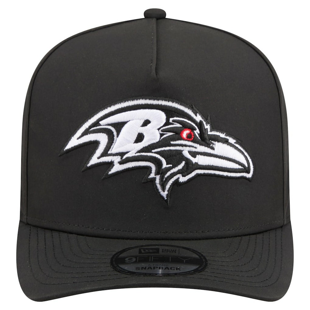 Baltimore Ravens New Era Gore-Tex A-Frame 9FIFTY Adjustable Hat Black | NFL