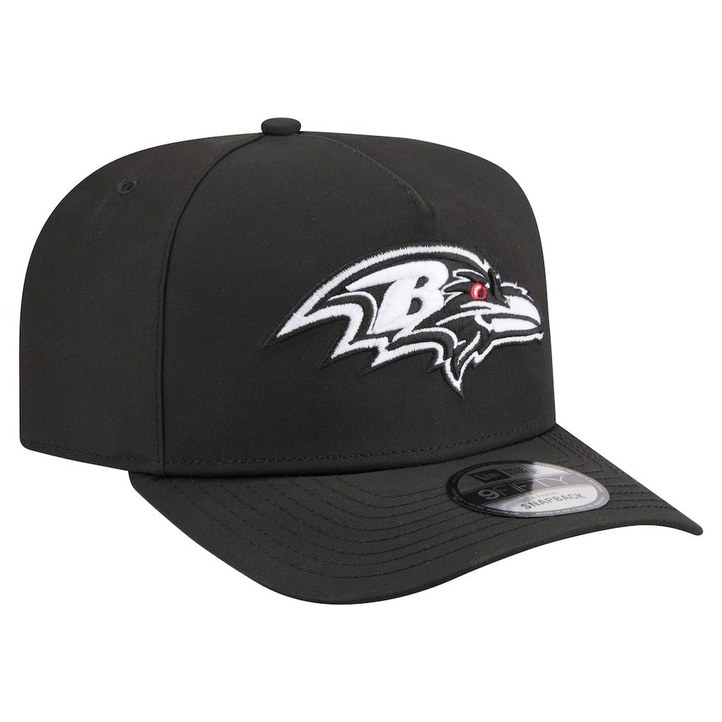 Baltimore Ravens New Era Gore-Tex A-Frame 9FIFTY Adjustable Hat Black | NFL