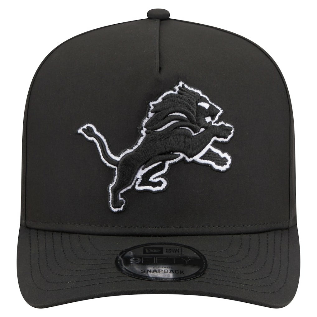 Detroit Lions New Era Gore-Tex A-Frame 9FIFTY Adjustable Hat Black | NFL