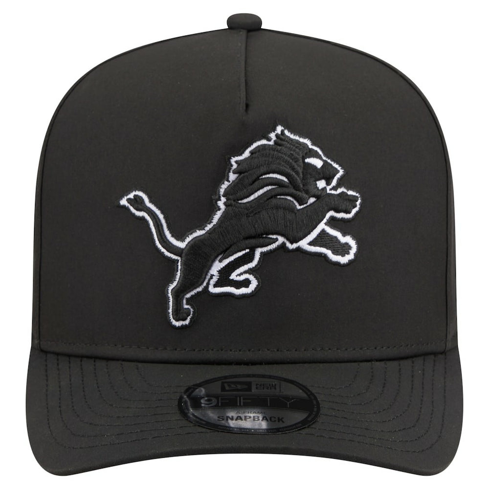 Detroit Lions New Era Gore-Tex A-Frame 9FIFTY Adjustable Hat Black | NFL