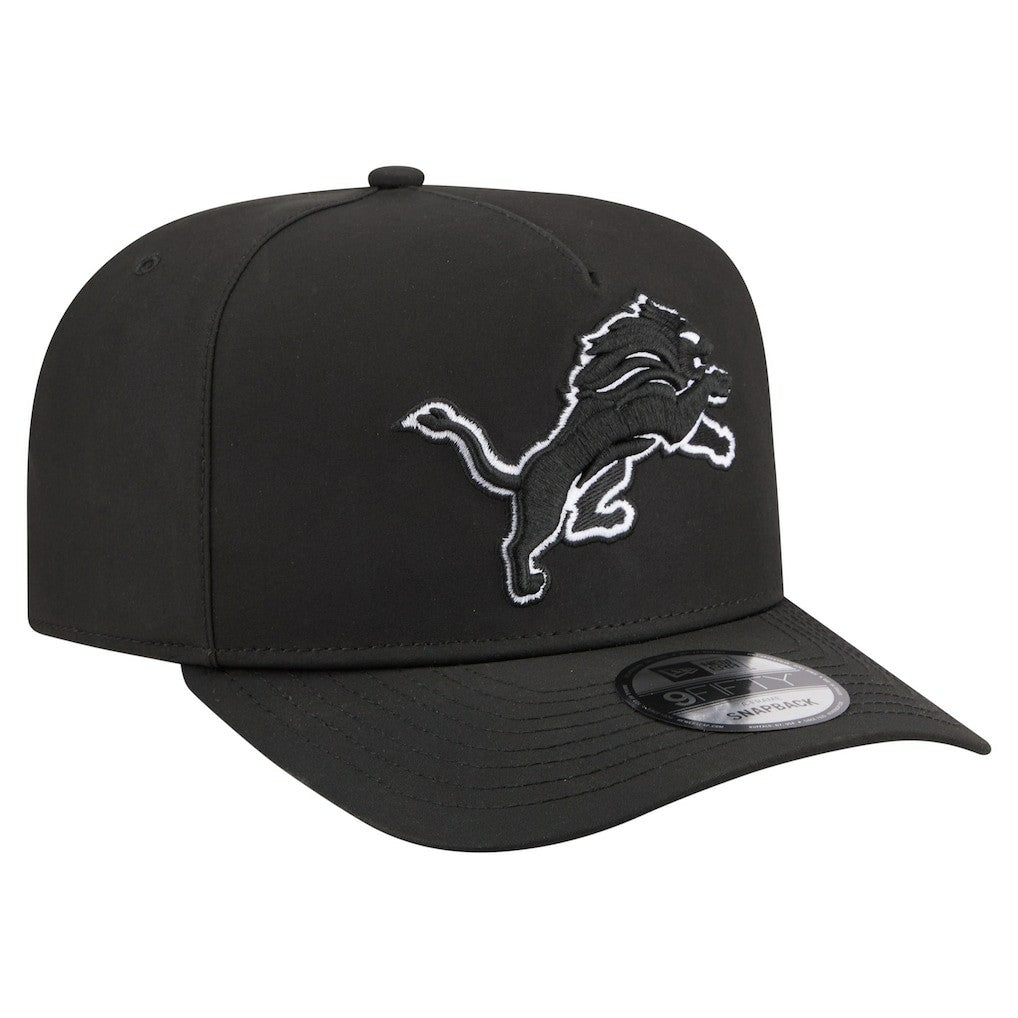 Detroit Lions New Era Gore-Tex A-Frame 9FIFTY Adjustable Hat Black | NFL