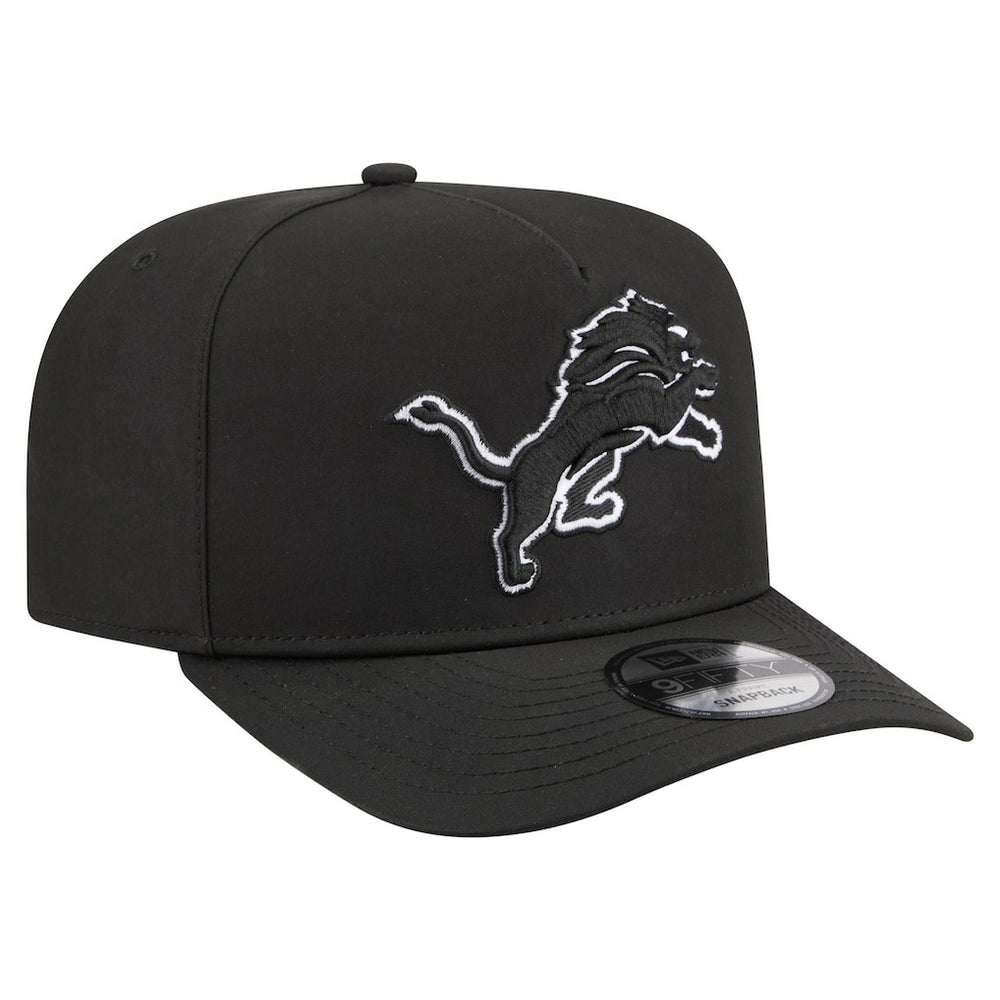 Detroit Lions New Era Gore-Tex A-Frame 9FIFTY Adjustable Hat Black | NFL