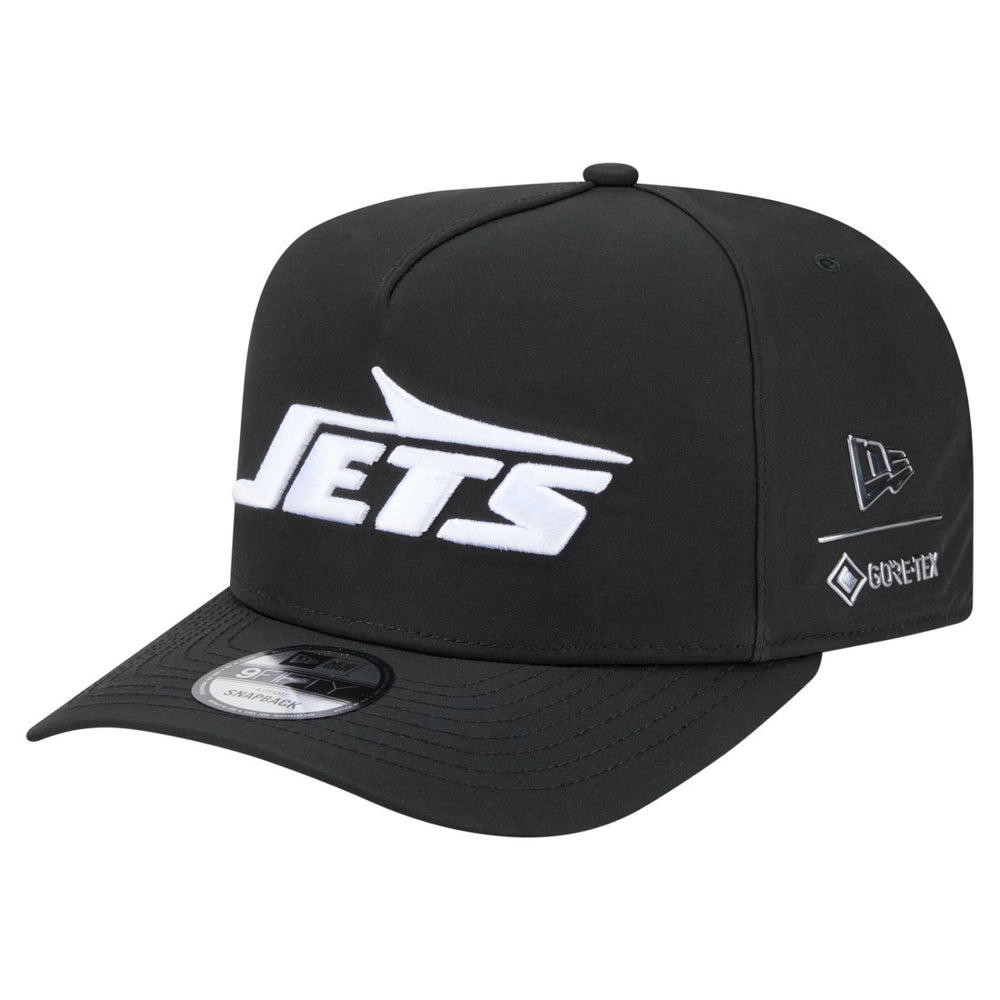 New York Jets New Era Gore-Tex A-Frame 9FIFTY Adjustable Hat Black | NFL