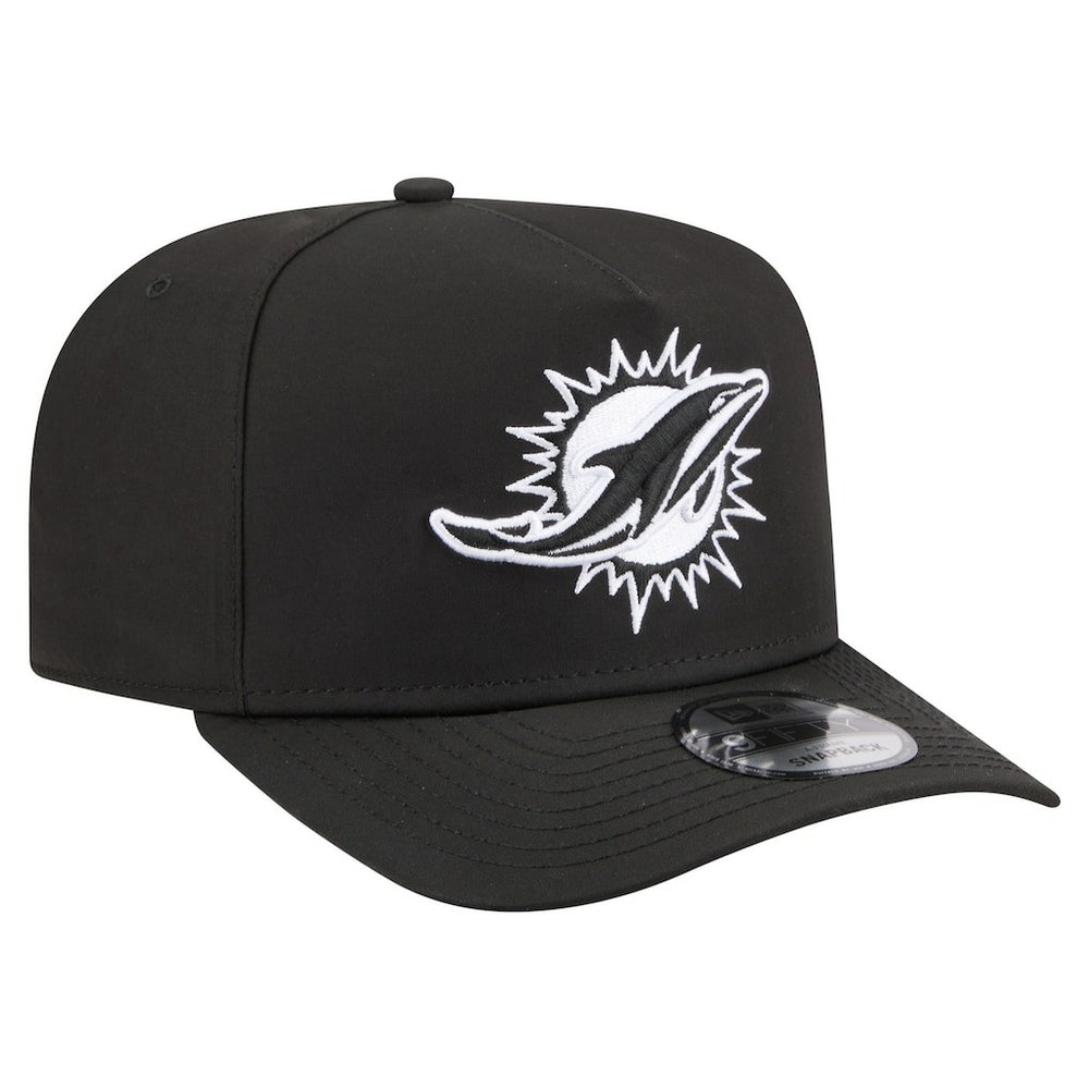 Miami Dolphins New Era Gore-Tex A-Frame 9FIFTY Adjustable Hat Black | NFL