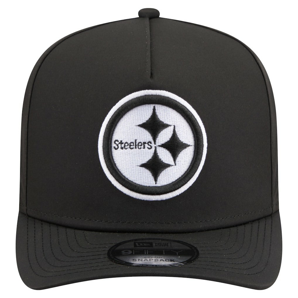 Pittsburgh Steelers New Era Gore-Tex A-Frame 9FIFTY Adjustable Hat Black | NFL