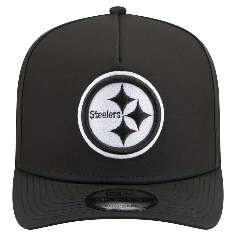 Pittsburgh Steelers New Era Gore-Tex A-Frame 9FIFTY Adjustable Hat Black | NFL