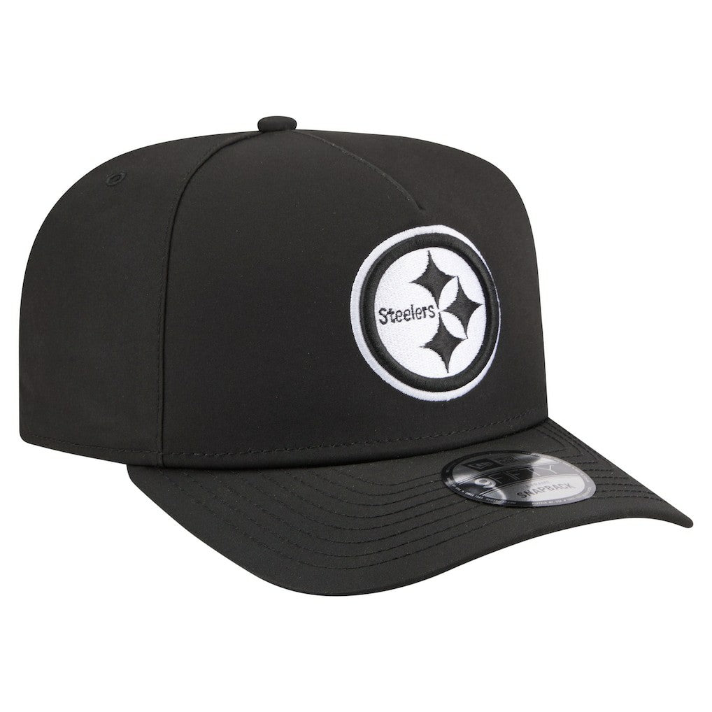 Pittsburgh Steelers New Era Gore-Tex A-Frame 9FIFTY Adjustable Hat Black | NFL