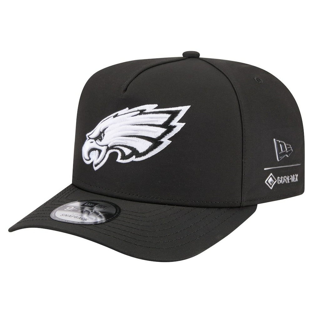 Philadelphia Eagles New Era Gore-Tex A-Frame 9FIFTY Adjustable Hat Black | NFL
