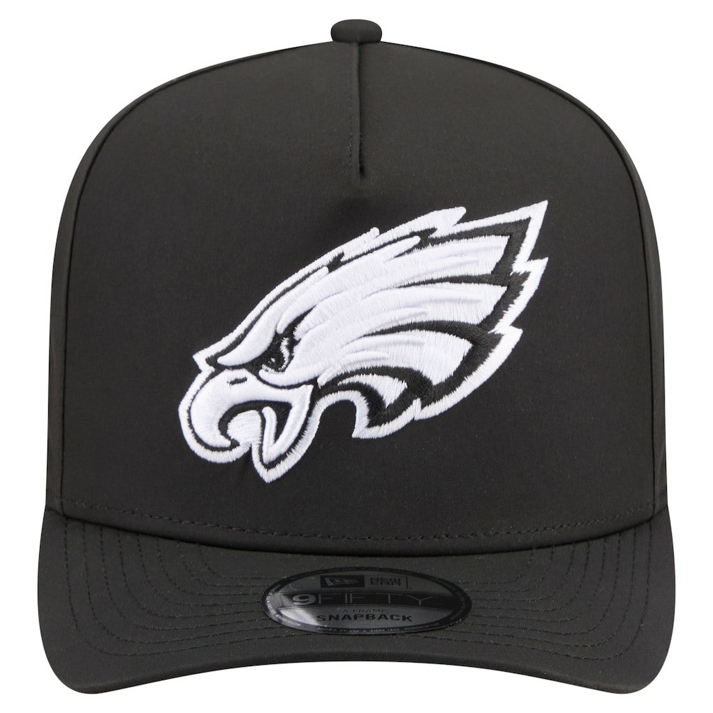 Philadelphia Eagles New Era Gore-Tex A-Frame 9FIFTY Adjustable Hat Black | NFL