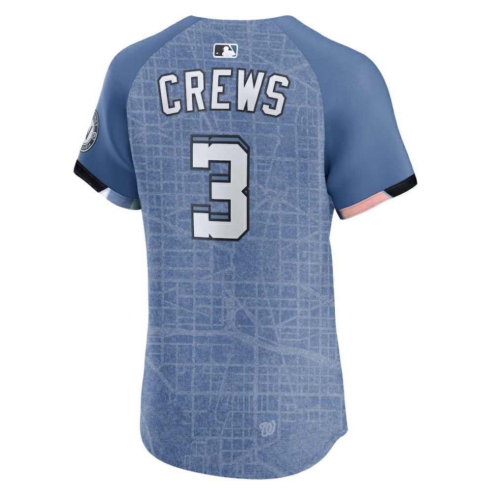 Dylan Crews Washington Nationals Nike 2025 City Connect Elite Player Jersey - MLB